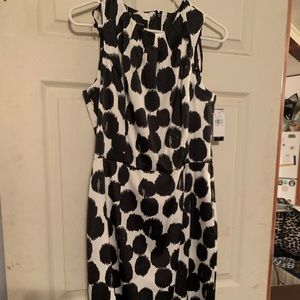 AB Studio dress black and white new size 14
